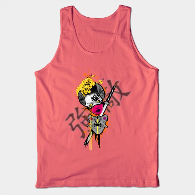 Geisha Warrior Tank Top by Qu33nG33k